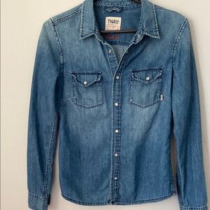 TNA Classic Blue Denim Shirt